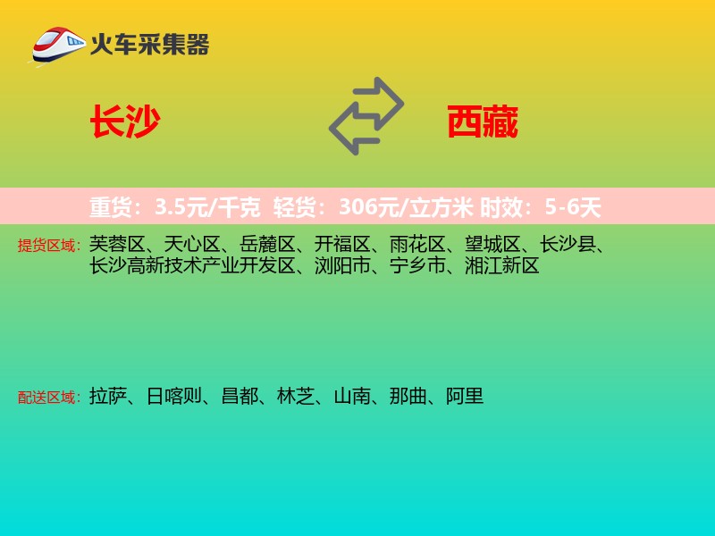 长沙到西藏轿车托运