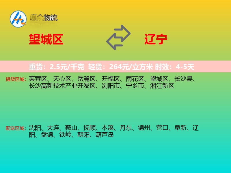 望城区到辽宁长途搬家