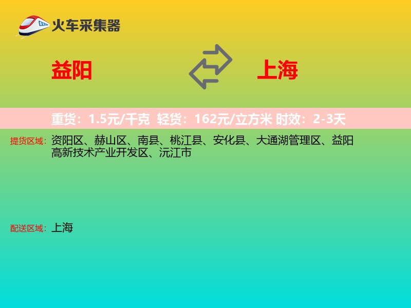 益阳到上海长途搬家