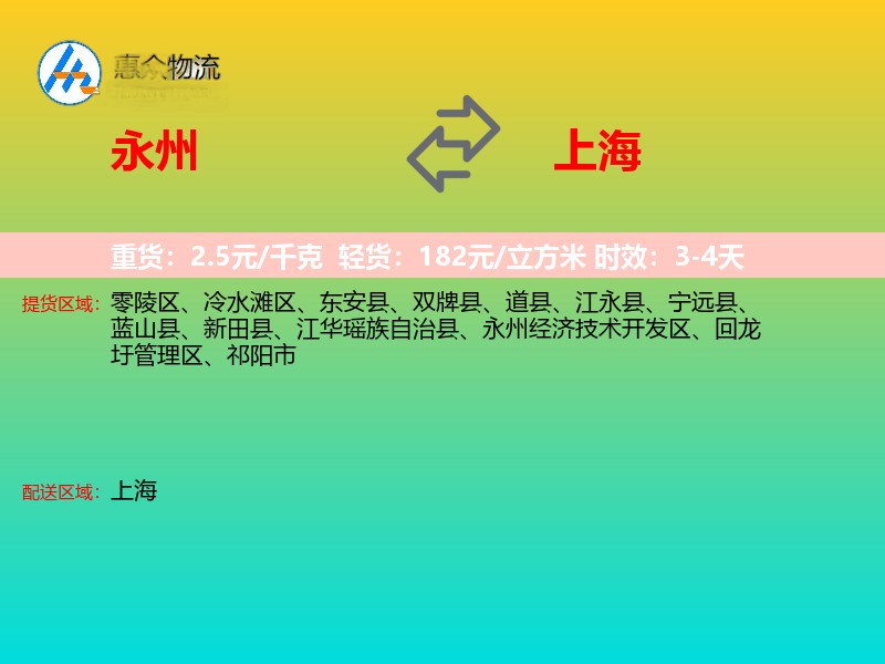 永州到上海长途搬家