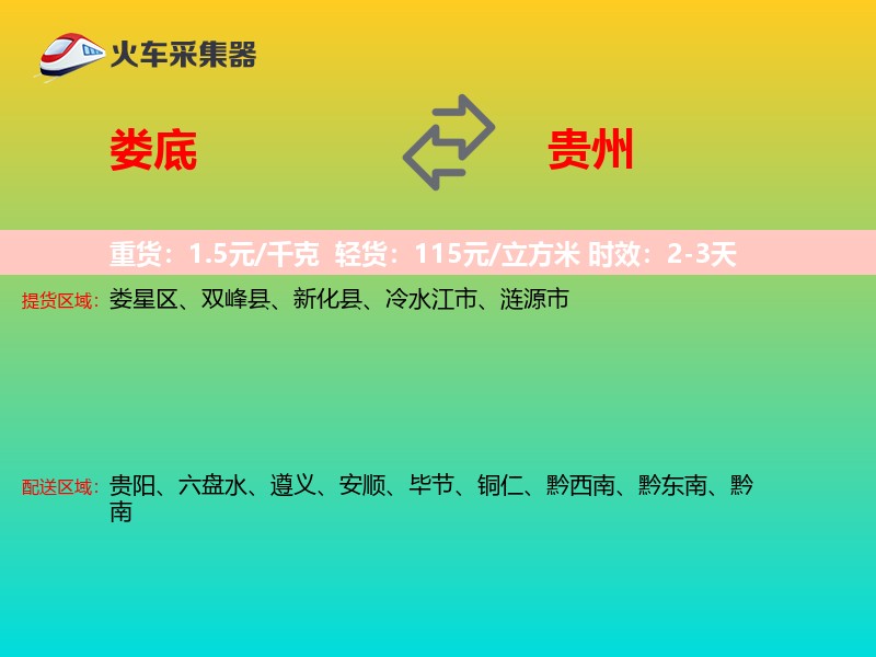 娄底到贵州轿车托运