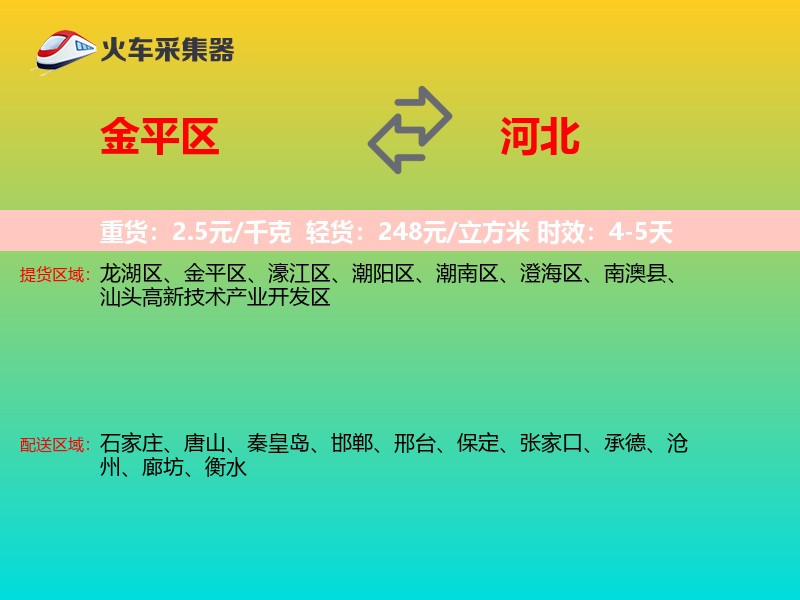 金平区到河北长途搬家