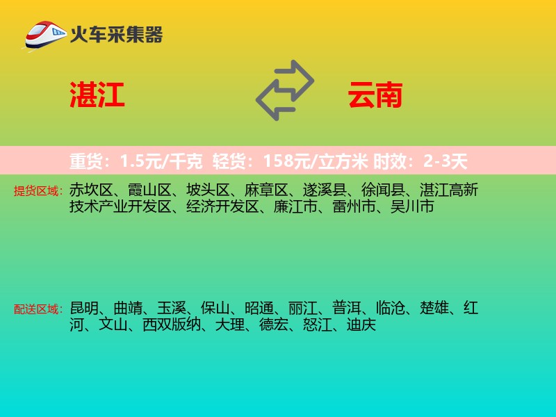 湛江到云南长途搬家