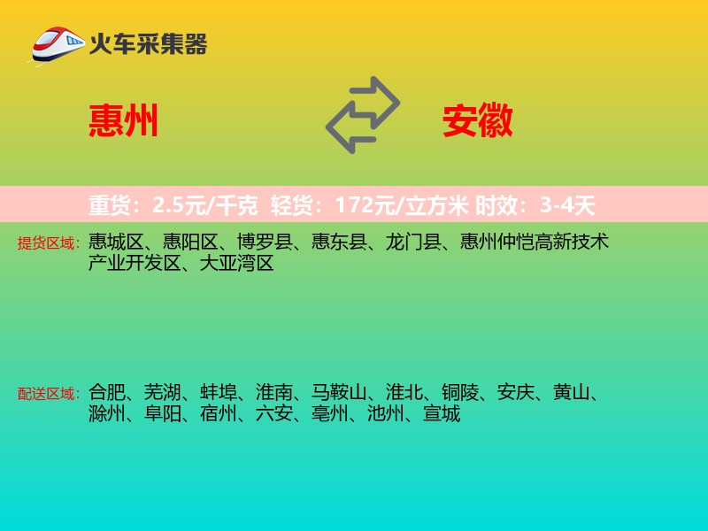 惠州到安徽长途搬家