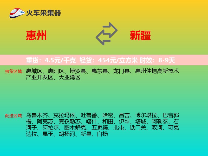 惠州到新疆长途搬家