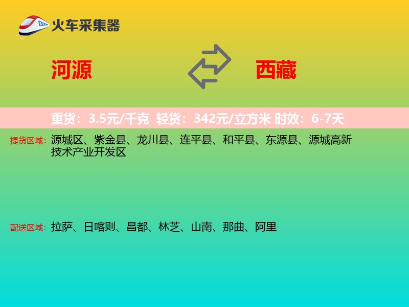 河源到西藏长途搬家