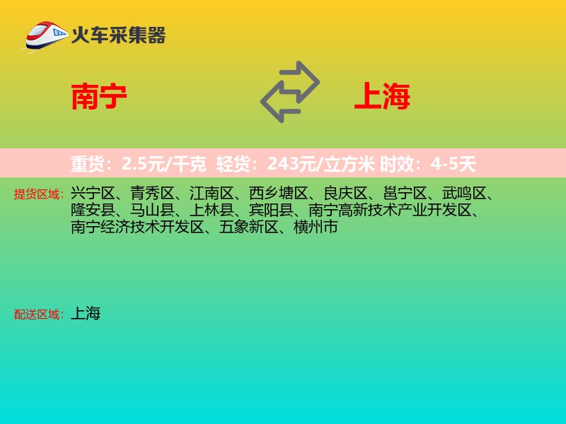 南宁到上海长途搬家