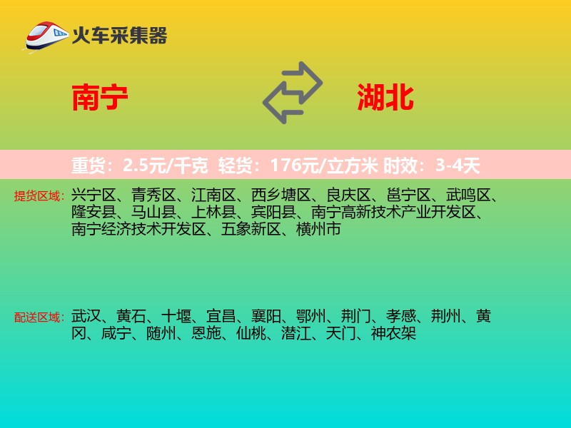 南宁到湖北长途搬家