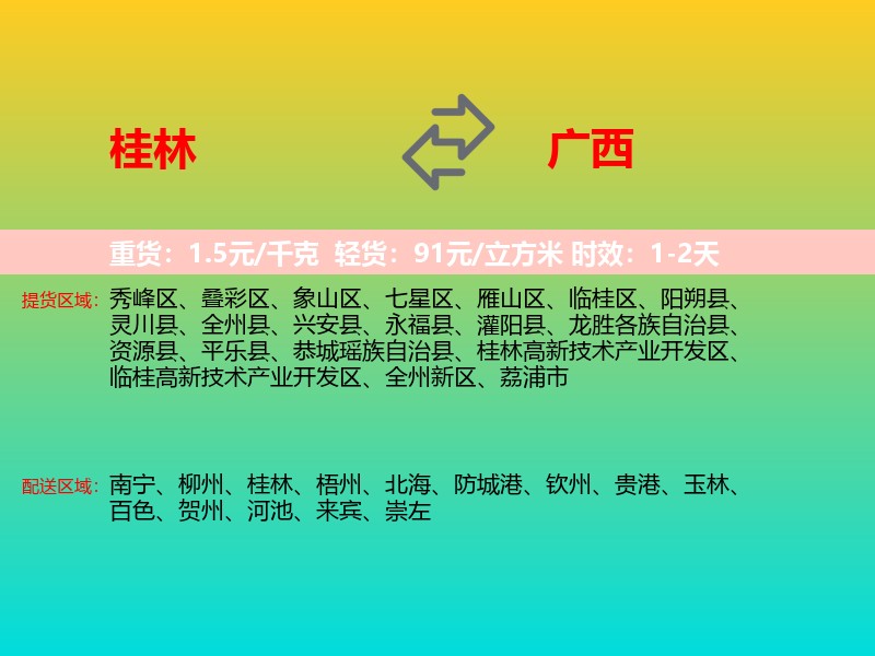 桂林到广西长途搬家