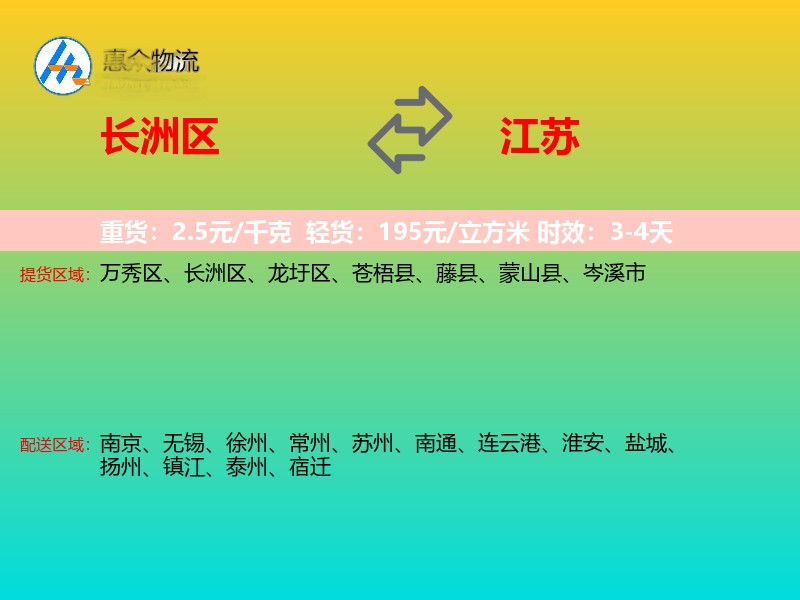 长洲区到江苏长途搬家