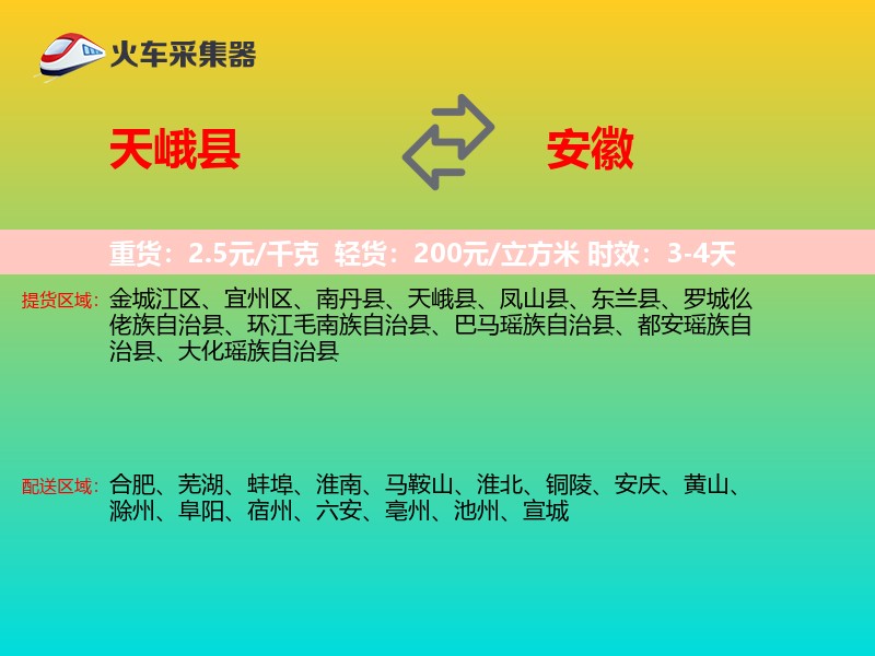 天峨县到安徽长途搬家