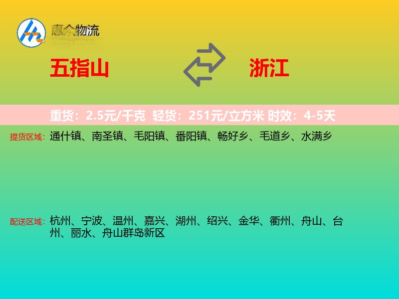 五指山到浙江轿车托运