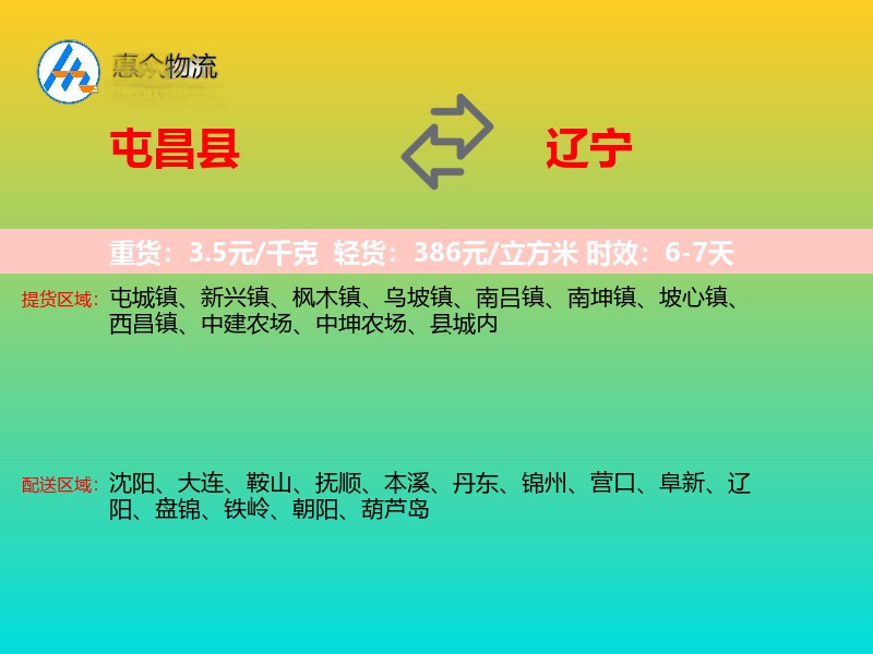 屯昌县到辽宁长途搬家