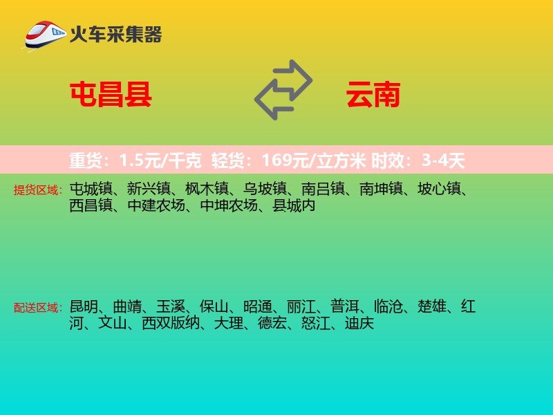 屯昌县到云南长途搬家