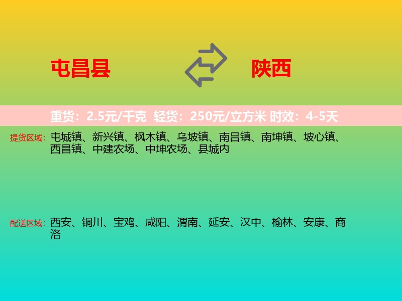 屯昌县到陕西长途搬家