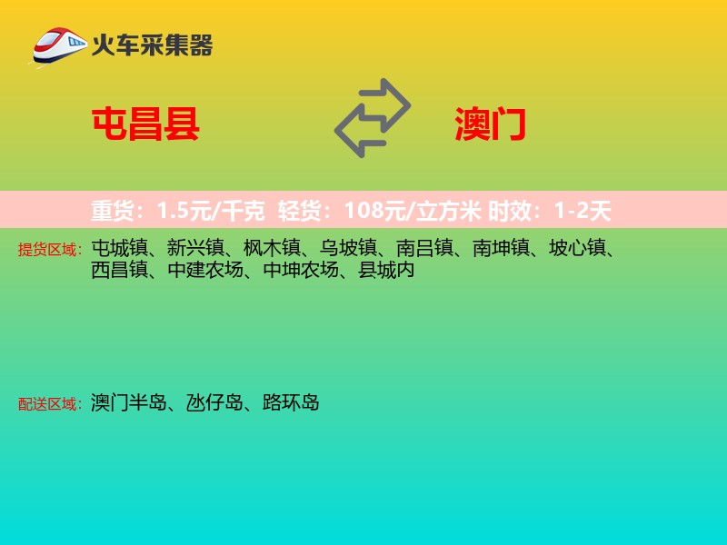 屯昌县到澳门轿车托运