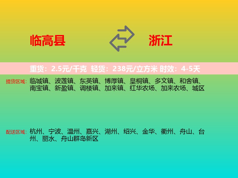 临高县到浙江长途搬家