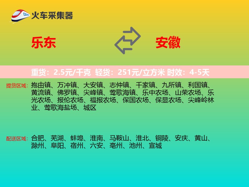 乐东到安徽长途搬家
