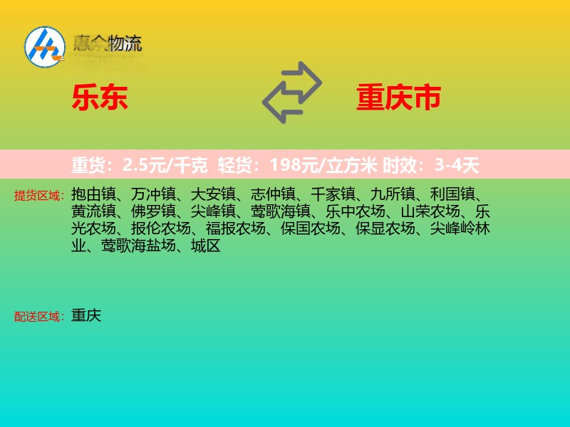 乐东到重庆市长途搬家