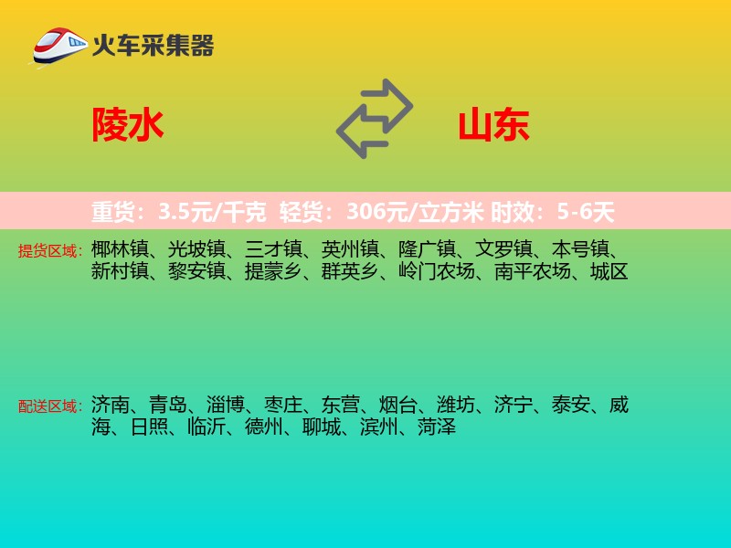 陵水到山东轿车托运