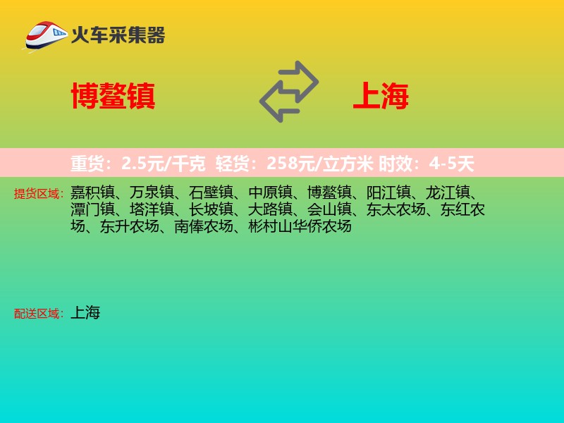 博鳌镇到上海长途搬家