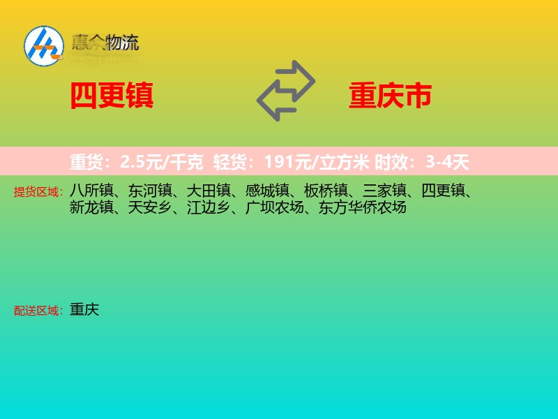 四更镇到重庆市长途搬家