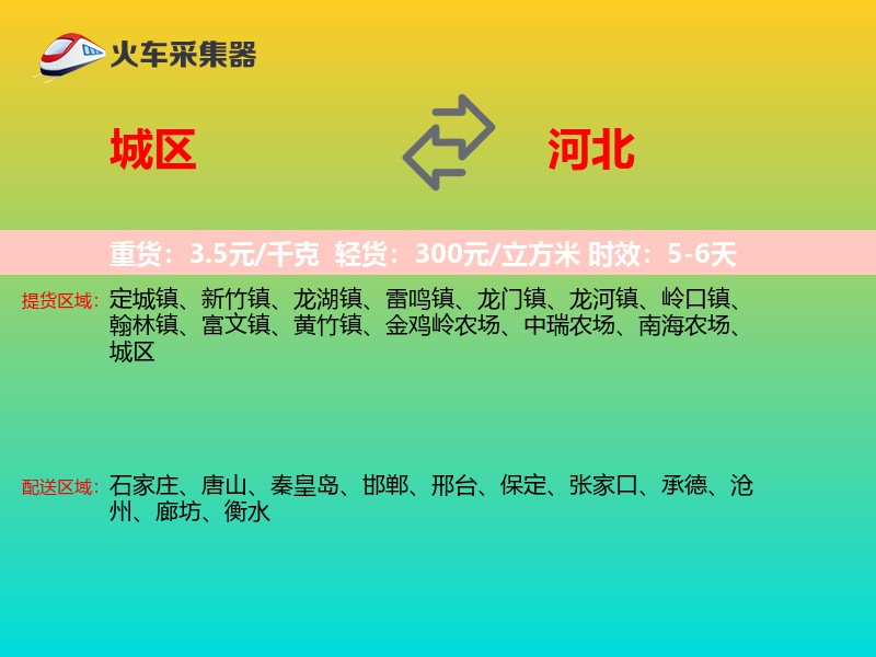 城区到河北长途搬家