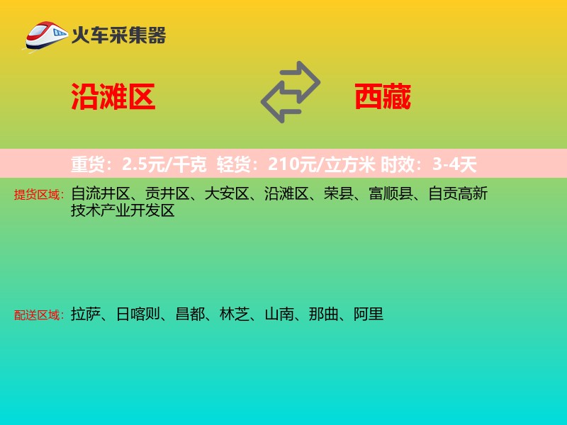 沿滩区到西藏长途搬家