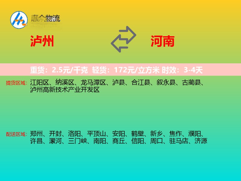 泸州到河南轿车托运
