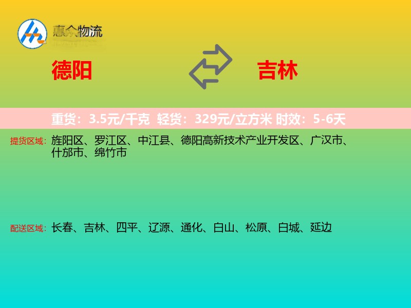 德阳到吉林轿车托运