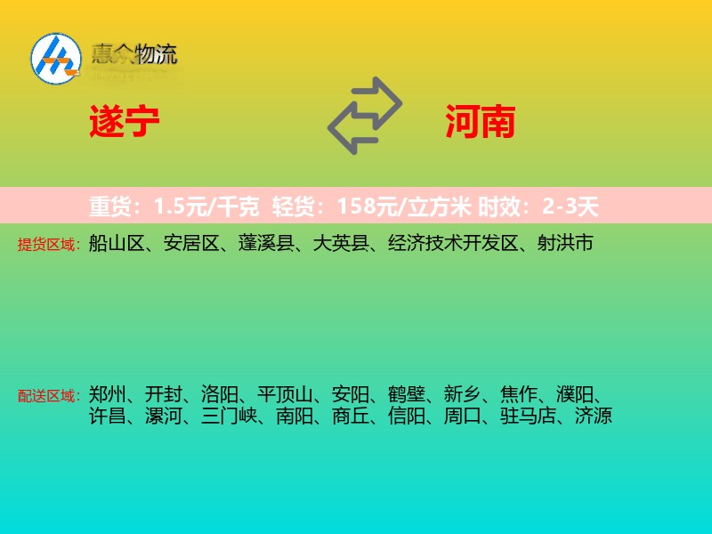 遂宁到河南轿车托运