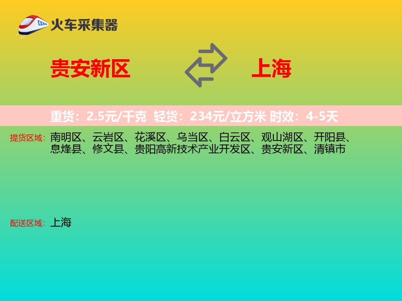 贵安新区到上海长途搬家