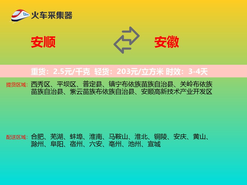 安顺到安徽长途搬家