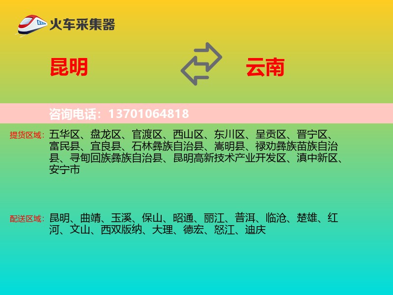 昆明到云南轿车托运
