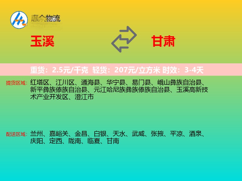 玉溪到甘肃轿车托运