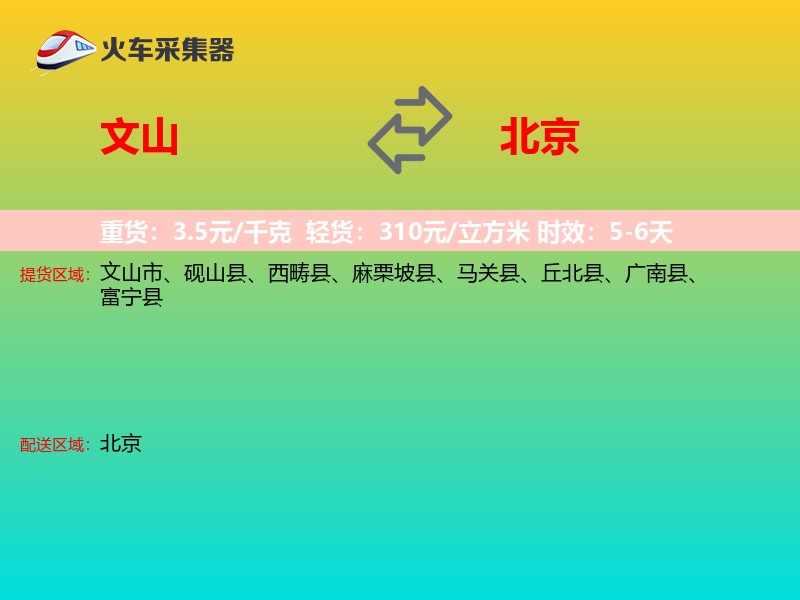 文山到北京轿车托运