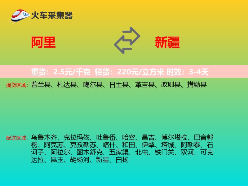 阿里到新疆长途搬家