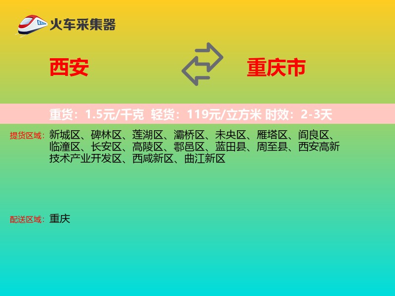 西安到重庆市轿车托运