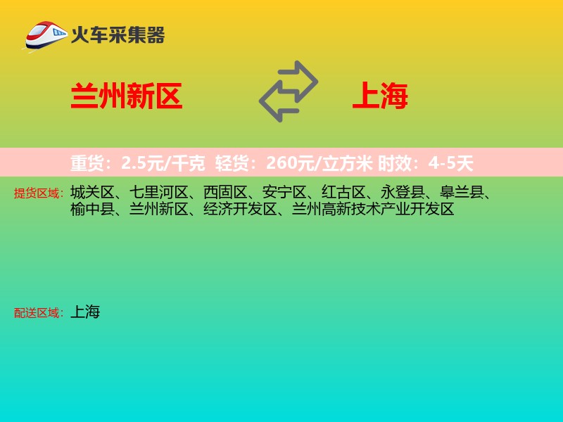 兰州新区到上海长途搬家