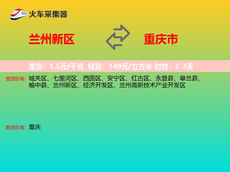 兰州新区到重庆市长途搬家