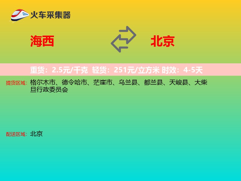 海西到北京长途搬家