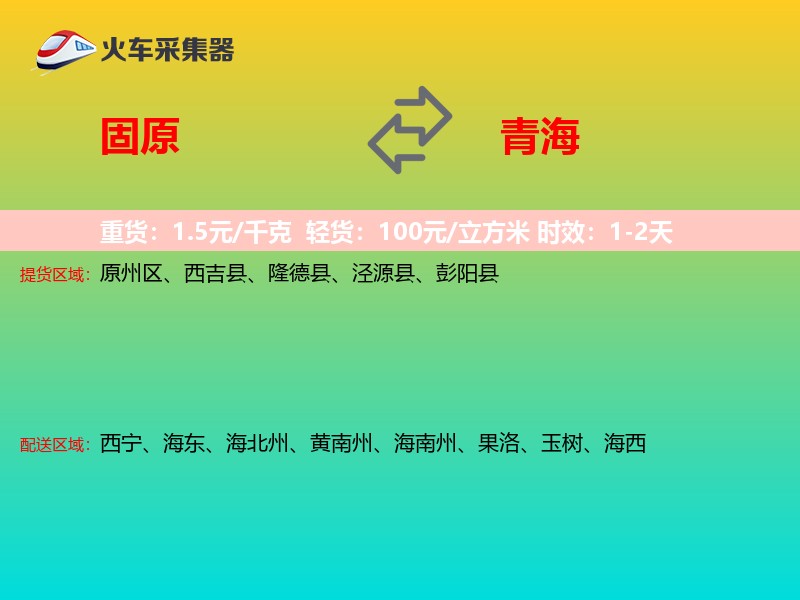 固原到青海轿车托运