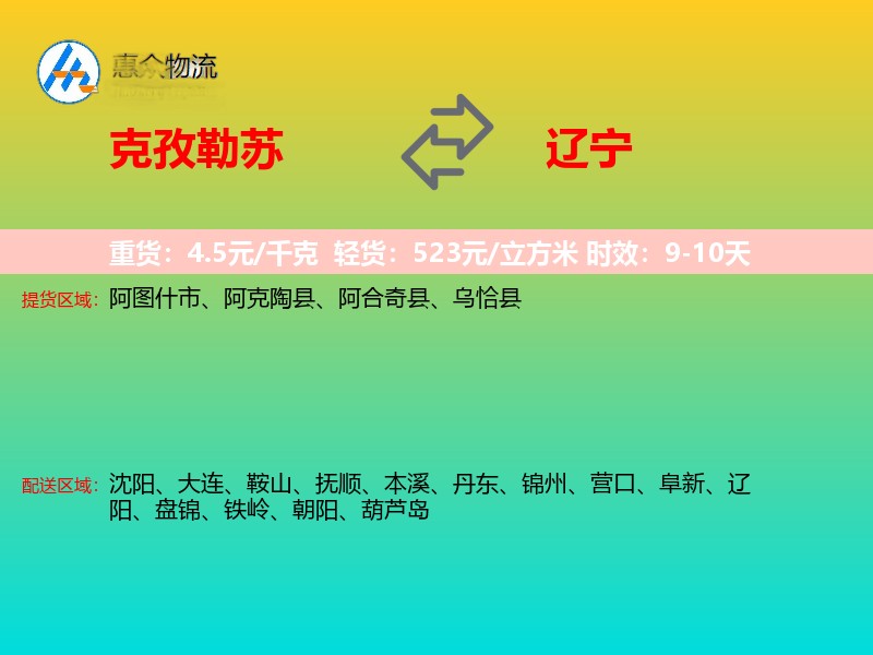 克孜勒苏到辽宁长途搬家