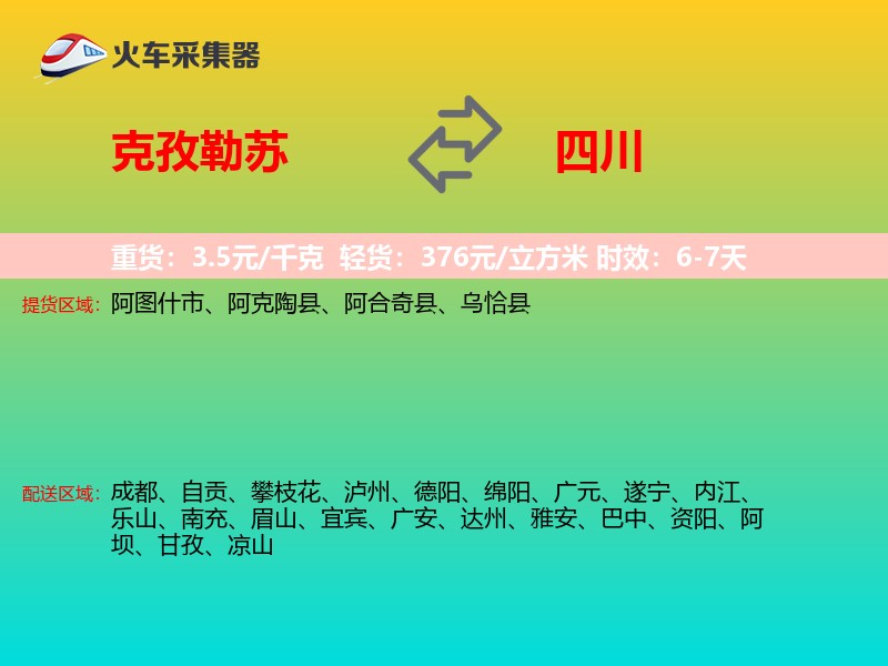 克孜勒苏到四川长途搬家