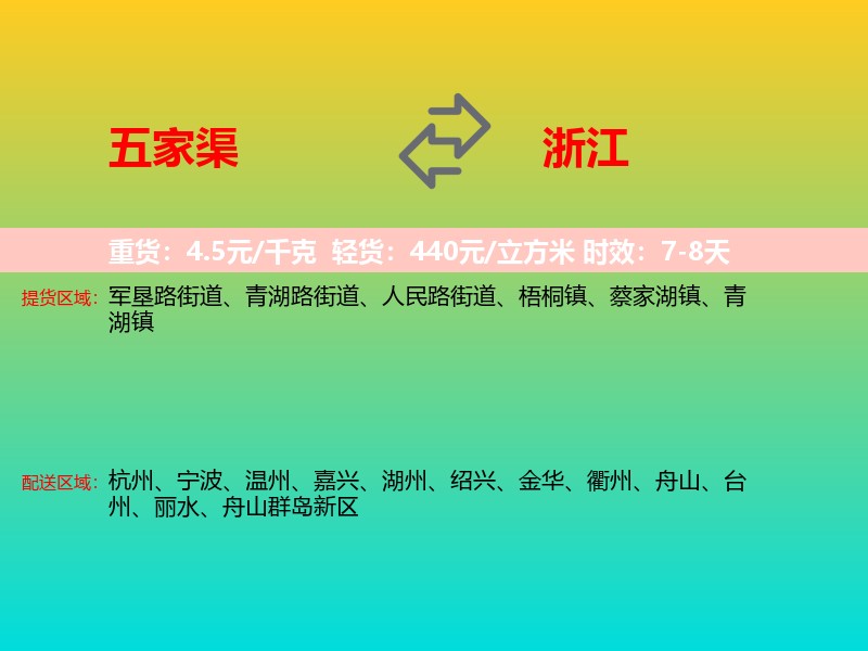 五家渠到浙江长途搬家