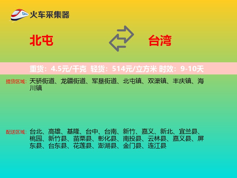 北屯到台湾长途搬家