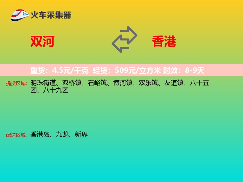 双河到香港轿车托运