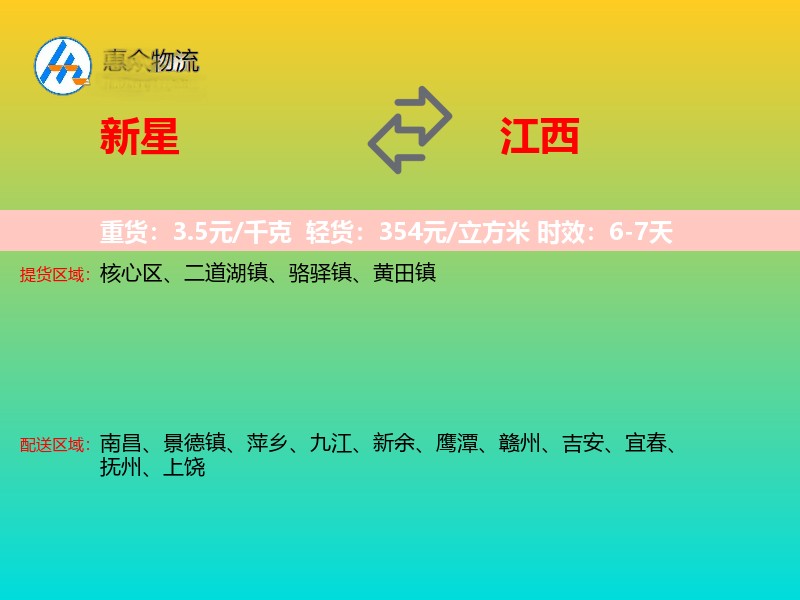 新星到江西轿车托运