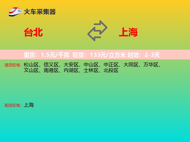 台北到上海长途搬家
