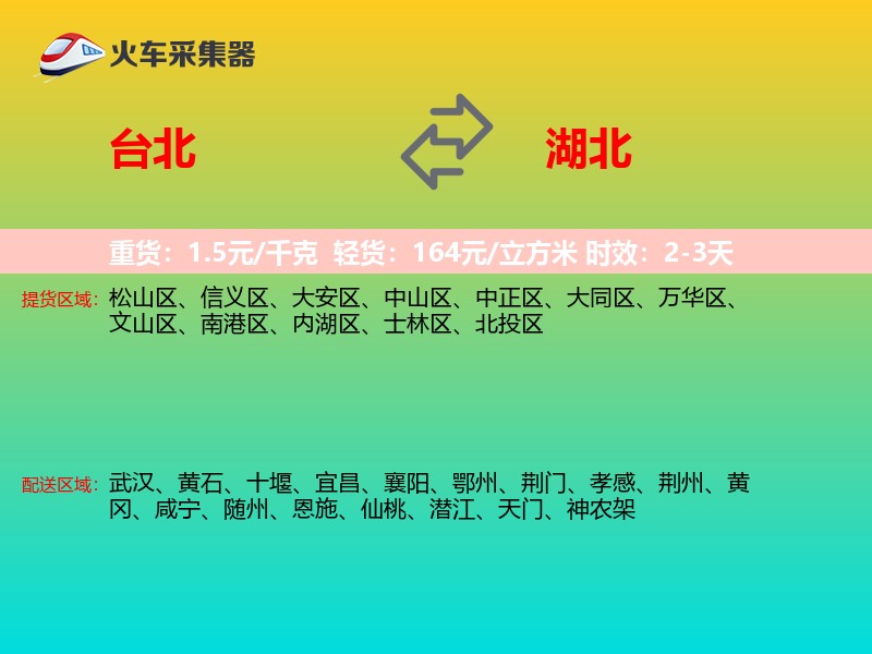 台北到湖北轿车托运